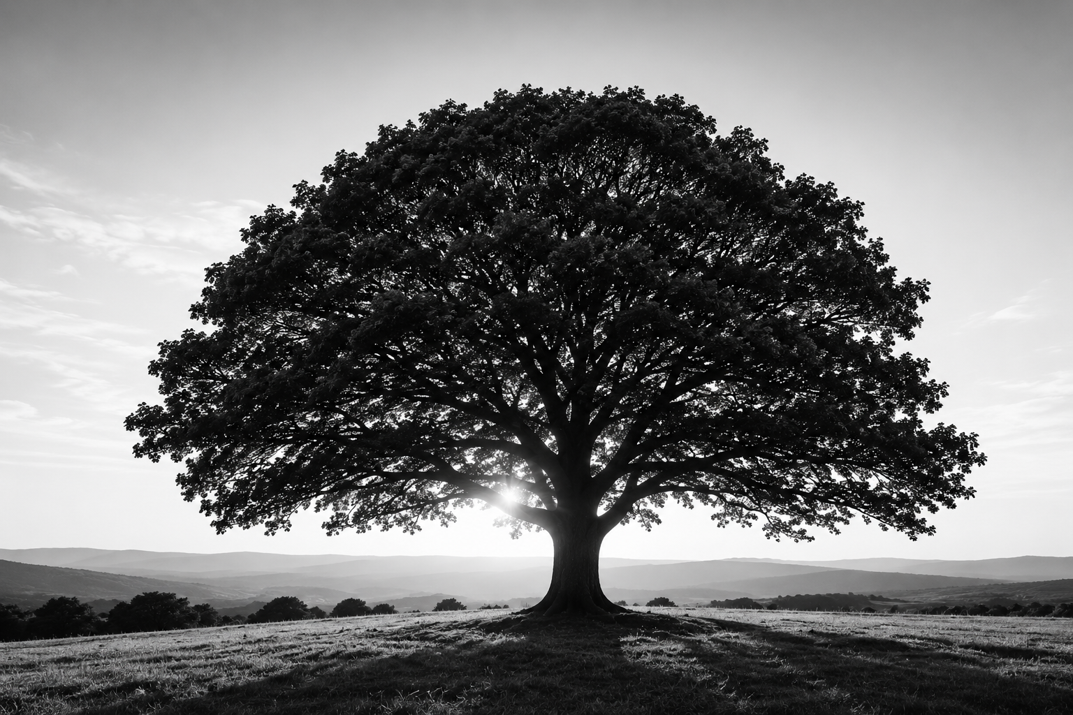 Large heritage tree in a landscape